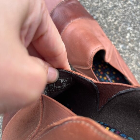 SAS Womens Slip On Auburn/ Lizard Loafers Sz 9.5 - Picture 9 of 10